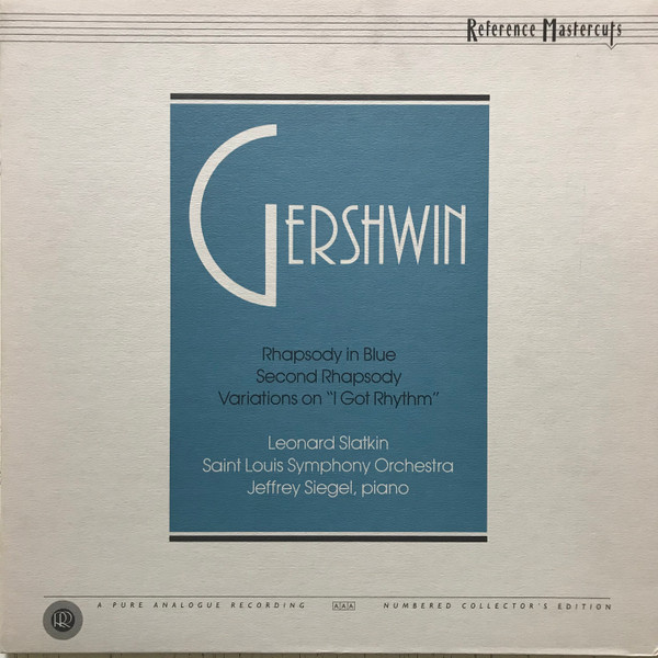 Reference Recordings Slatkin Gershi=win Rhapsody in Blue etc.