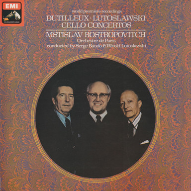 Rostropovich plays Lutoslawski and Dutllleux cello concertos
