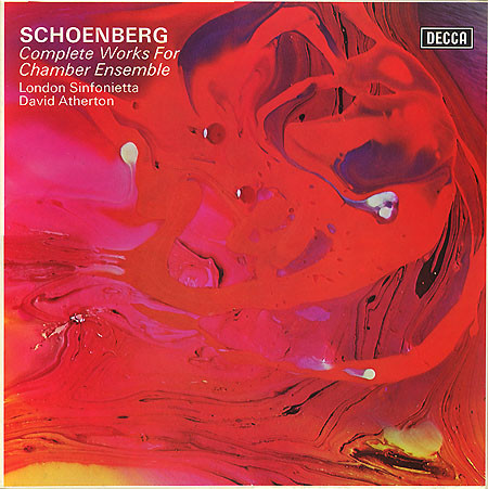 Schoenberg complete works for chamber ensemble London Sinfonietta David Atherton Decca vinyl box