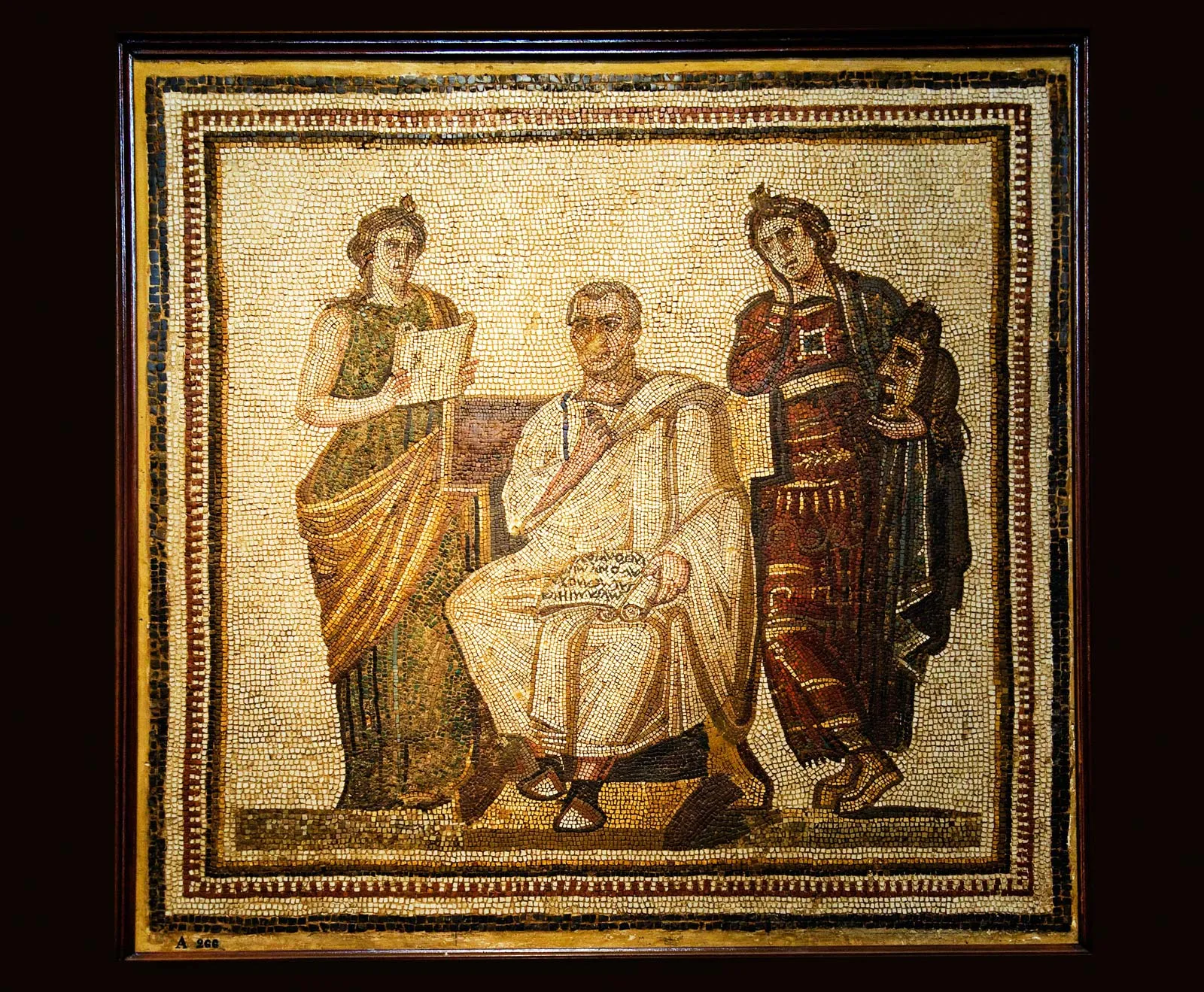 Mosaic of Vergil