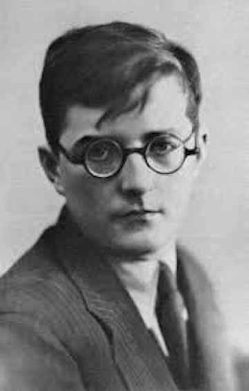 Dmitri Shostakovich (1906 - 1975) in the 1930s (Photo: N.V.Lukyanova)