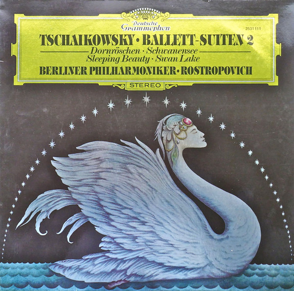 Tchaikovsky Swan Lake Sleeping beauty ballet suites Rostropovich BPO DG