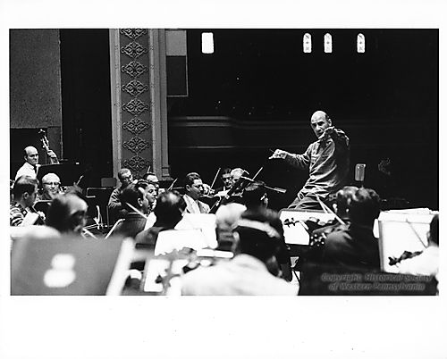 William Steinberg rehearsing the Pittsburgh Symphony Orchestra