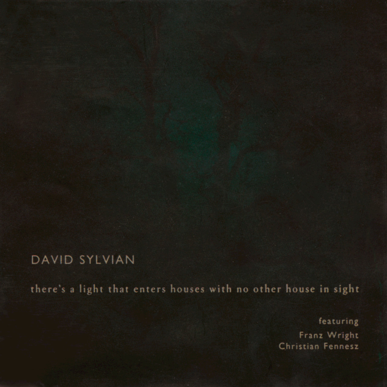 David Sylvian, Franz Wright, Christian Fennesz 'There's A Light That Enters Houses With No Other House In Sight