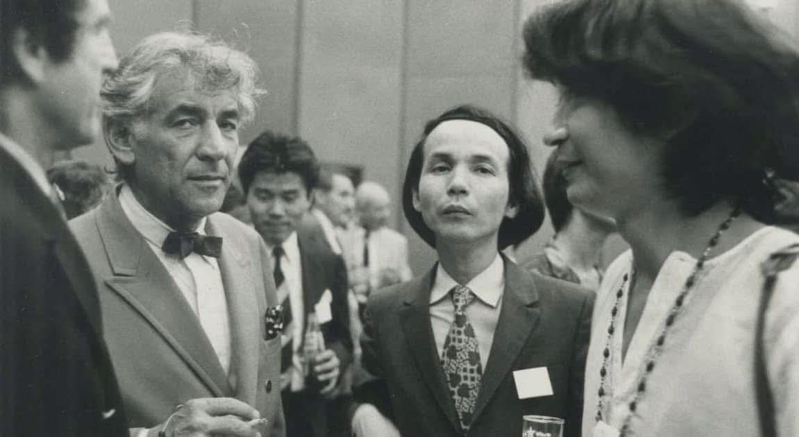Leonard Bernstein, Toru Takemitsu, Seiji Ozawa