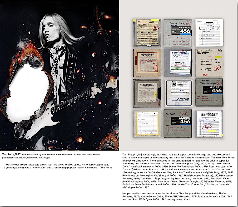 Tom Petty master tapes