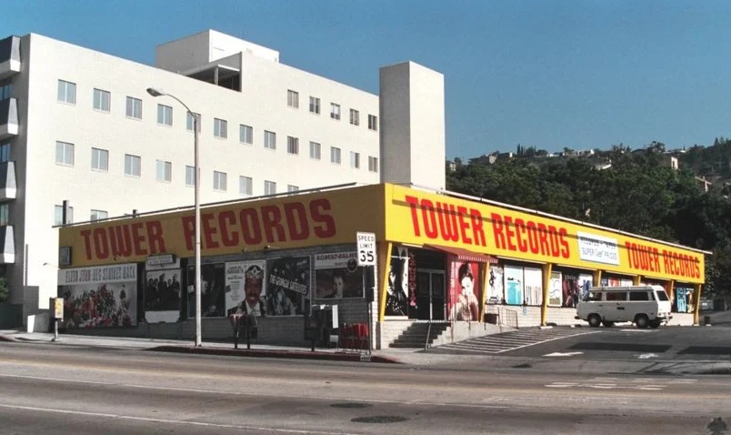 Tower Records on Sunset Strip