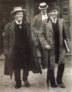 Mahler and Bruno Walter in Prague, 1908