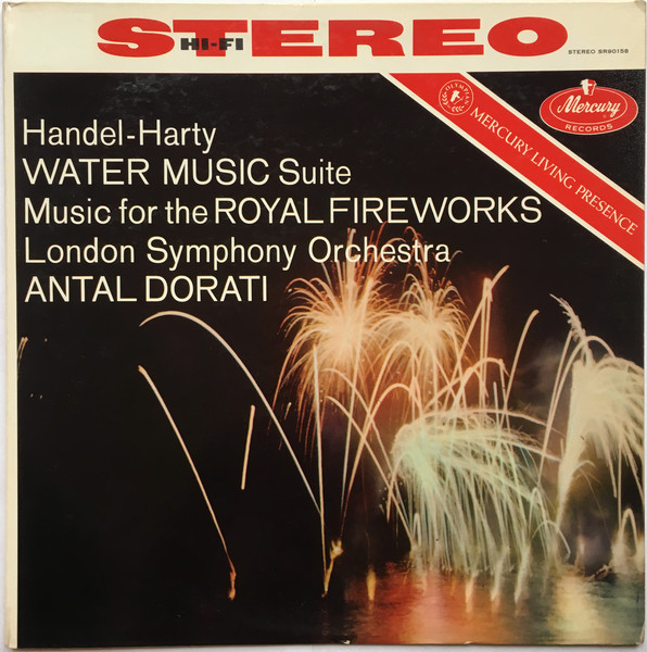 Handel-Harty Water Music Fireworks Music Dorati Mercury LSO