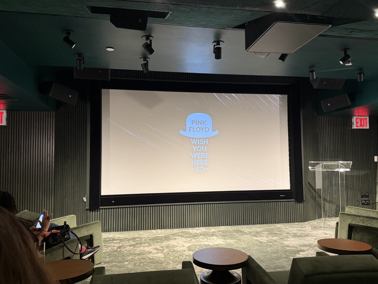 Pink Floyd Wish You Were Here Atmos playback event