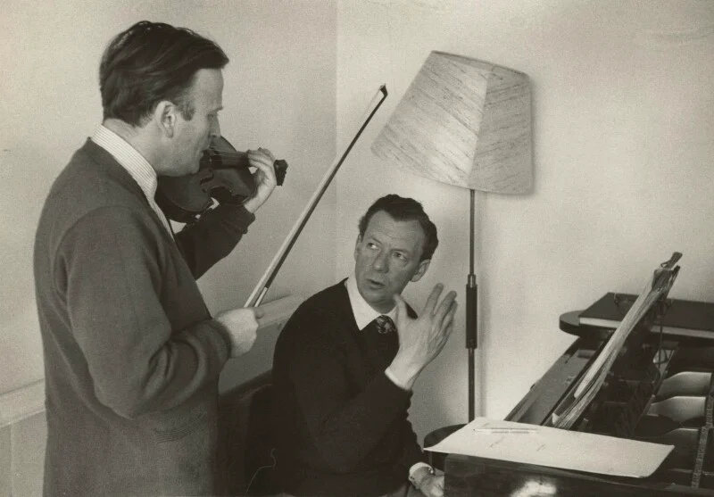 Yehudi Menuhin and Benjamin Britten